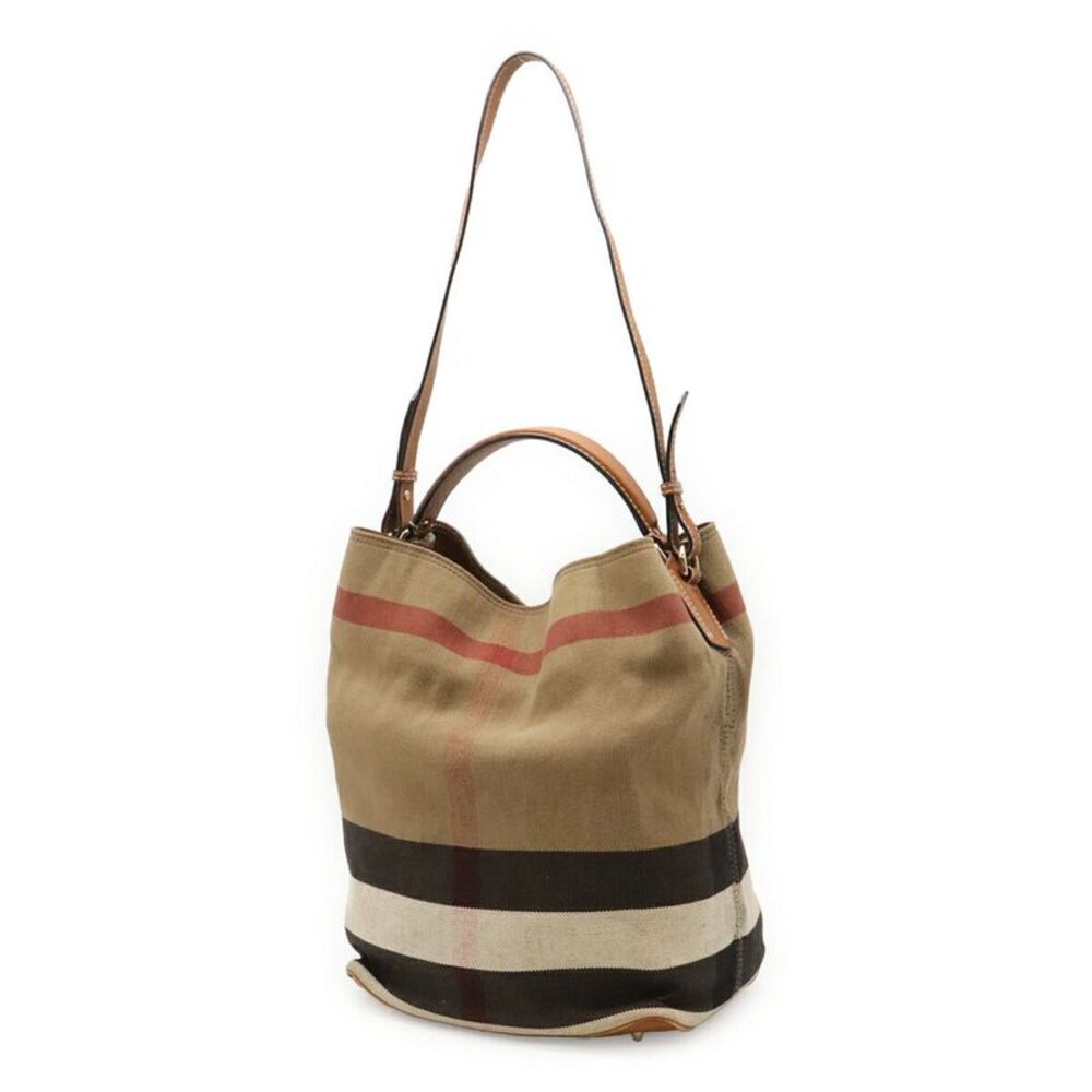 Burberry Ashby Medium Hobo Nova Check Shoulder Bag - Picture 2 of 8